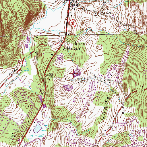 Topographic Map of Northville Elementary School, CT