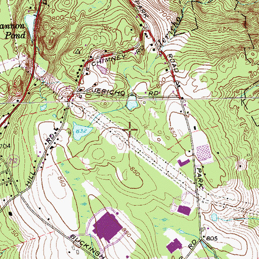 Topographic Map of Nova Scotia Hill Park, CT