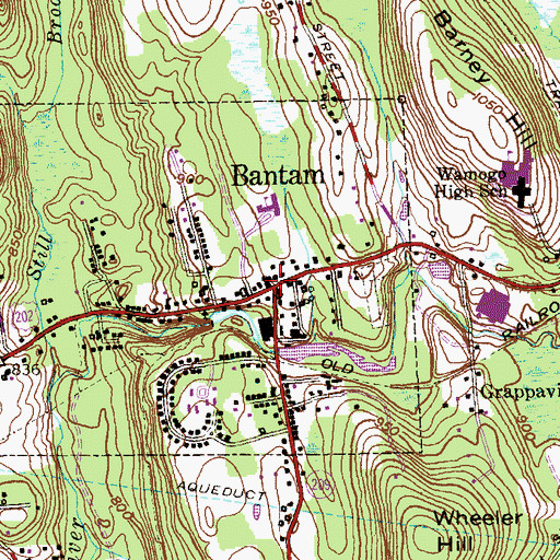 Topographic Map of Our Lady of Grace Church, CT