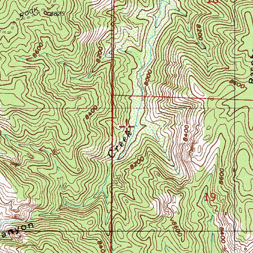 Topographic Map of Limbaugh Canyon, CO