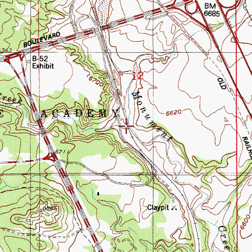 Topographic Map of Deadmans Creek, CO