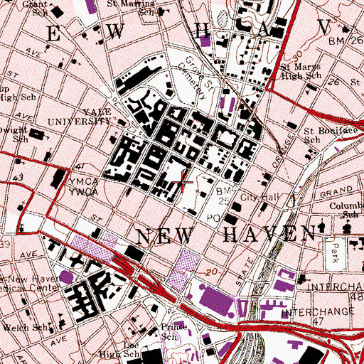 Topographic Map of Phelps Gate, CT