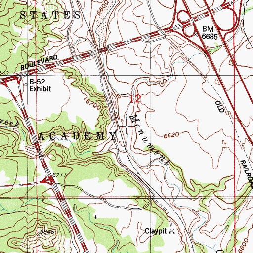 Topographic Map of Smith Creek, CO