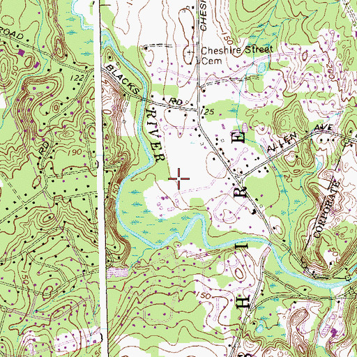 Topographic Map of Quinnipiac Park, CT