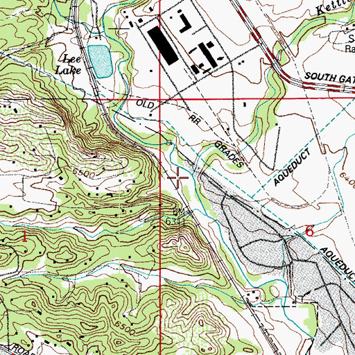 Topographic Map of Kettle Creek, CO