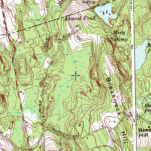 Topographic Map of Satans Meditation, CT