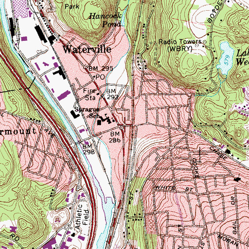 Topographic Map of Seventh Day Adventist Church, CT