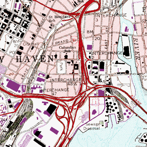 Topographic Map of Slineyville (historical), CT