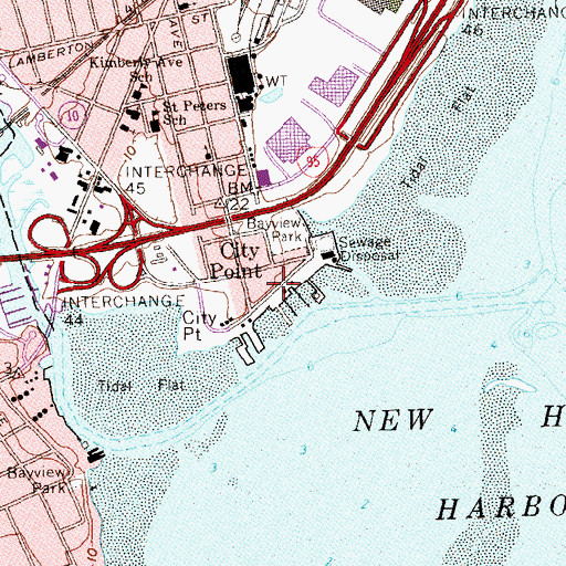 Topographic Map of Sound School, CT