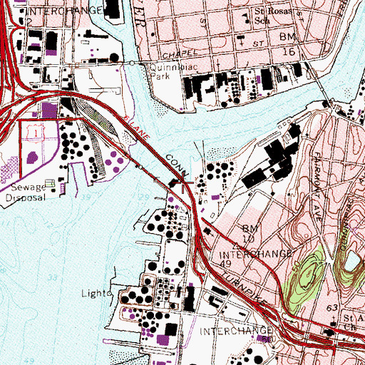 Topographic Map of Stable Point, CT