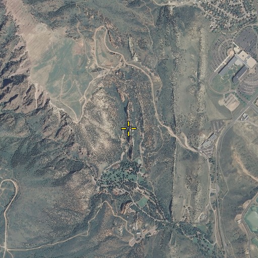 Aerial/Satellite Image of Echo Rock, CO