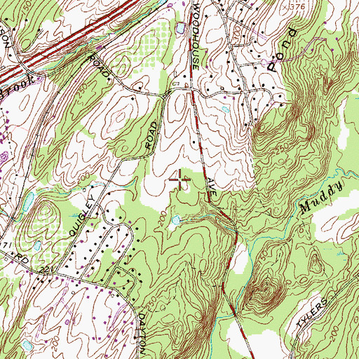 Topographic Map of YMCA Camp, CT