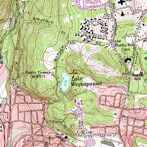 Topographic Map of American Italian Civic Club Park, CT