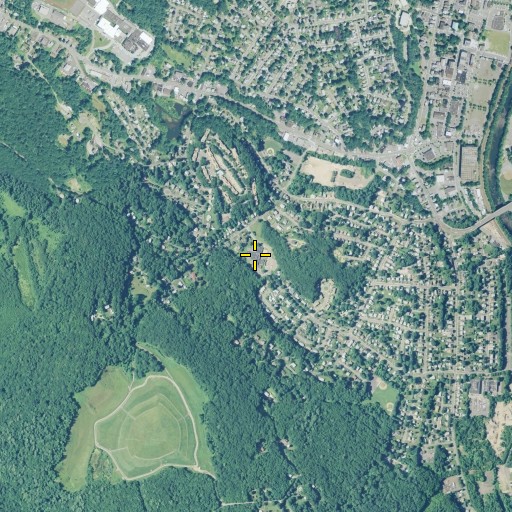 Aerial/Satellite Image of Andrew Avenue School, CT