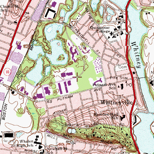 Topographic Map of Bible Gospel Center, CT