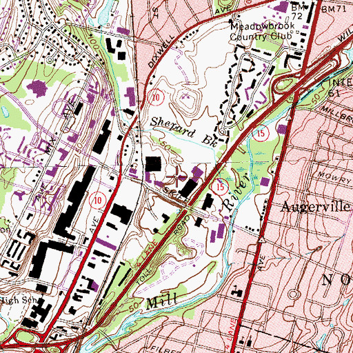 Topographic Map of Church of Christ, CT