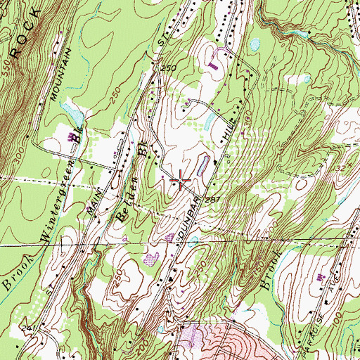 Topographic Map of Church of the Ascension, CT