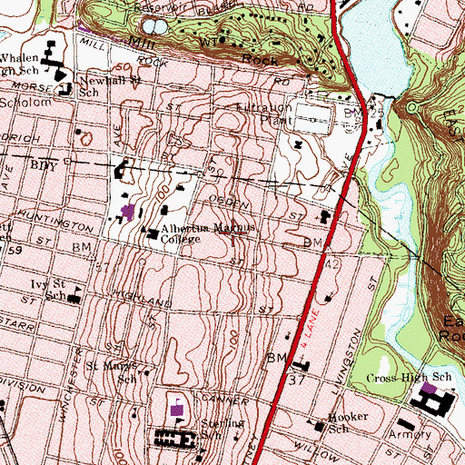 Topographic Map of Connecticut Agricultural Experiment Station, CT