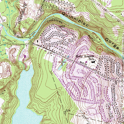 Topographic Map of Diamond Hill Park, CT