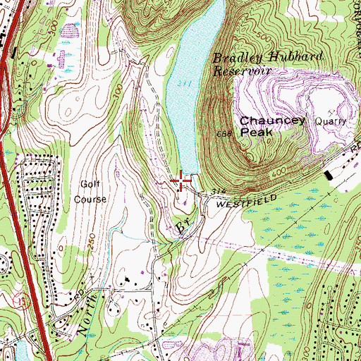 Topographic Map of Doctor Francis Giuffrida Park, CT
