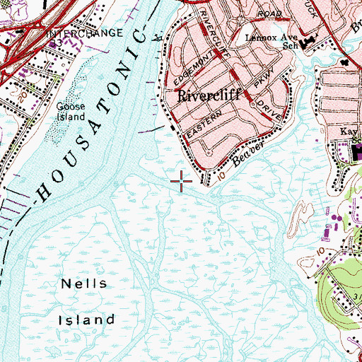 Topographic Map of Great Lots Cove (historical), CT
