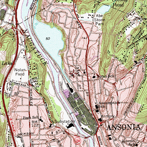 Topographic Map of Holy Trinity Greek Orthodox Church, CT