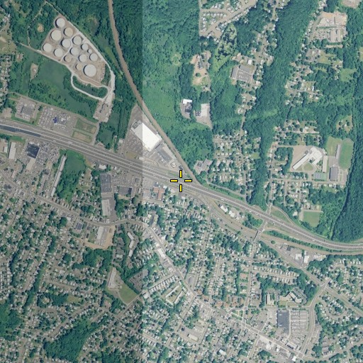 Aerial/Satellite Image of Interchange 51, CT
