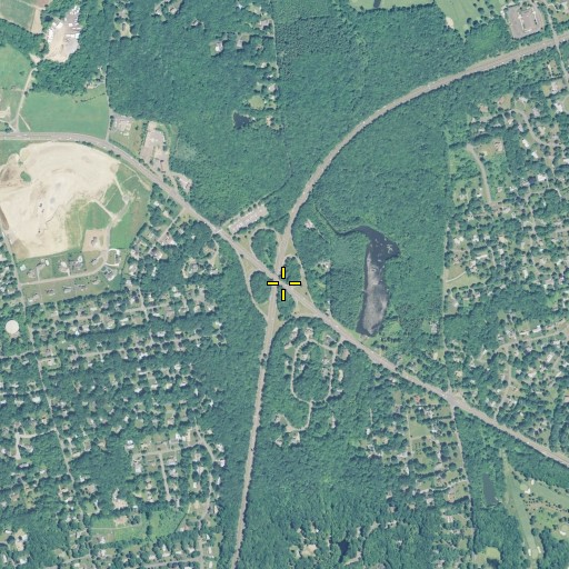 Aerial/Satellite Image of Interchange 57, CT