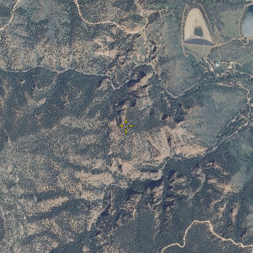 Aerial/Satellite Image of Mount Cutler, CO