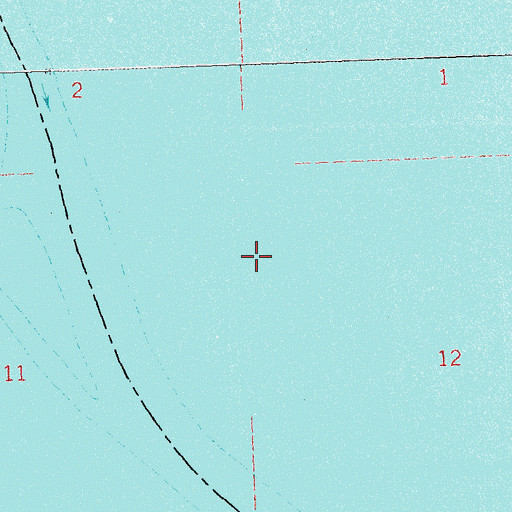 Topographic Map of Fort Berthold Reservation, ND