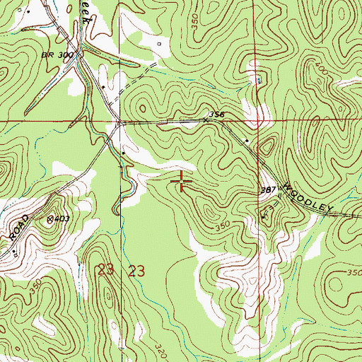Topographic Map of Urquhart Cemetery, AL
