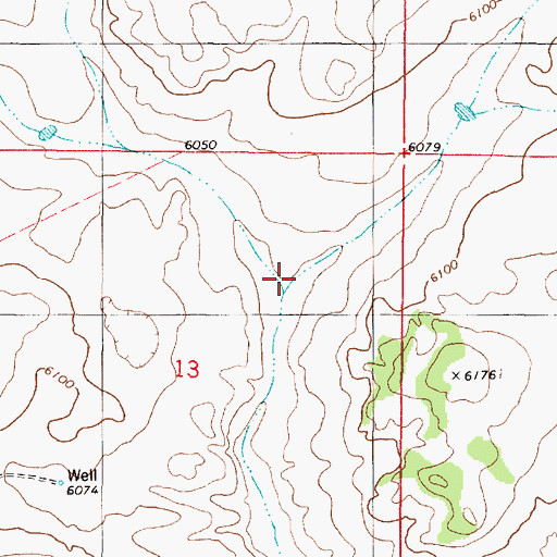 Topographic Map of Polecat Draw, NM