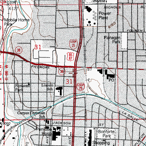 Topographic Map of Roswell, CO