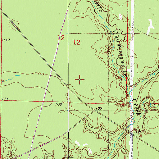 Topographic Map of Township 5, AR