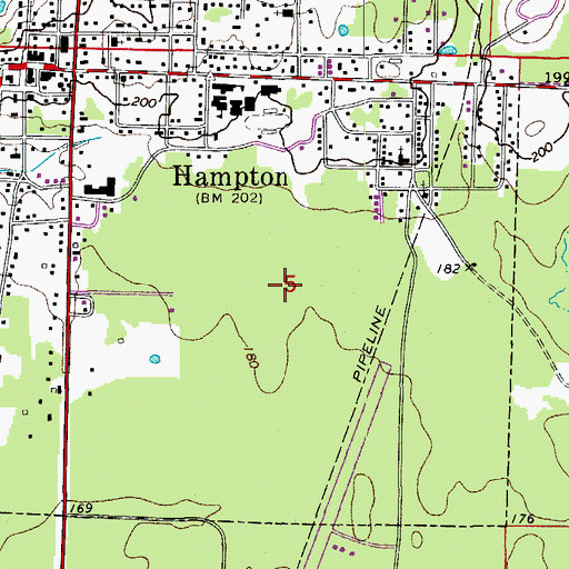 Topographic Map of Township 9, AR