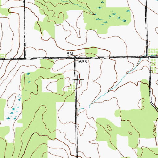 Topographic Map of Green Mountain National Forest-Hector Ranger District, NY