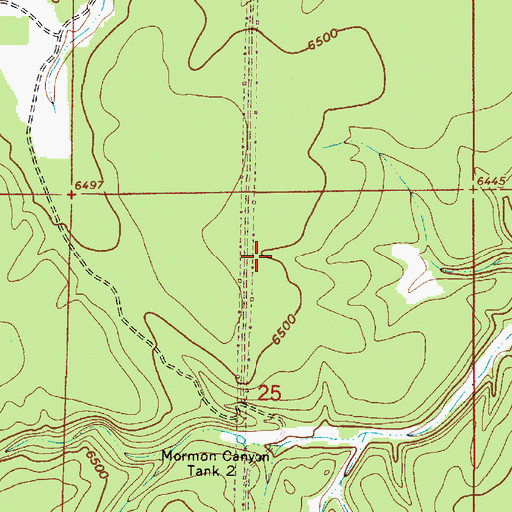 Topographic Map of Flagstaff Division, AZ