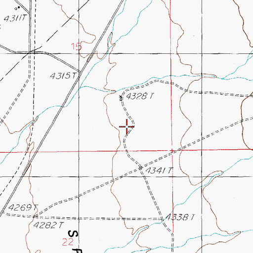 Topographic Map of Douglas Division, AZ