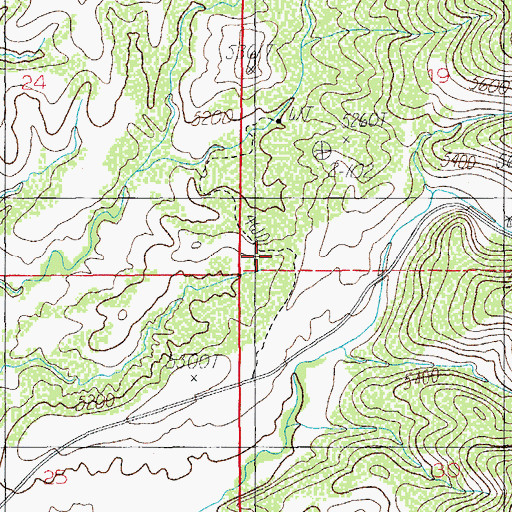 Topographic Map of Elfrida Division, AZ