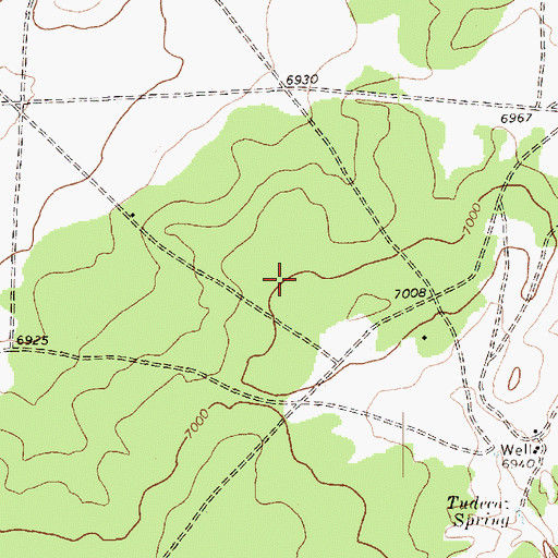 Topographic Map of Fort Defiance Division, AZ