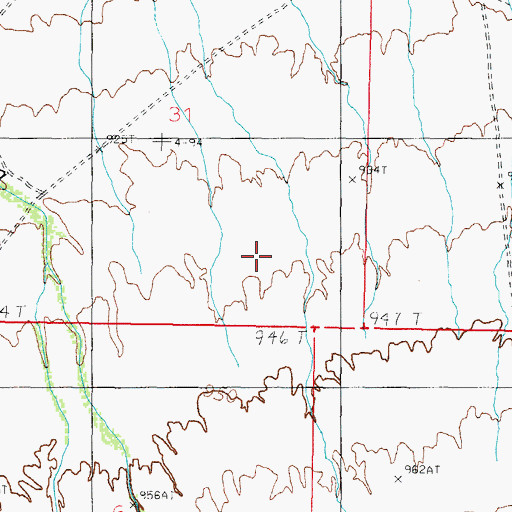 Topographic Map of Gila Bend Division, AZ