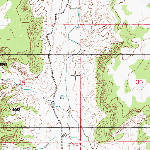 Topographic Map of Hopi Division, AZ