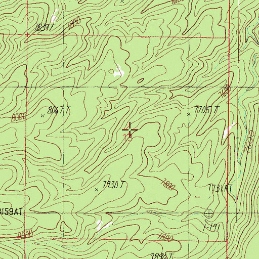Topographic Map of Kaibab Plateau Division, AZ
