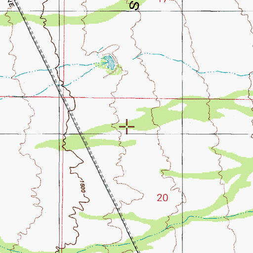 Topographic Map of Tohono O'odham Nation Division, AZ