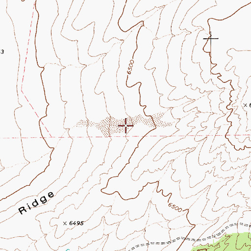 Topographic Map of Puerco Division, AZ