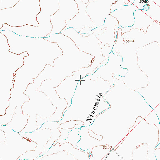 Topographic Map of San Carlos Division, AZ
