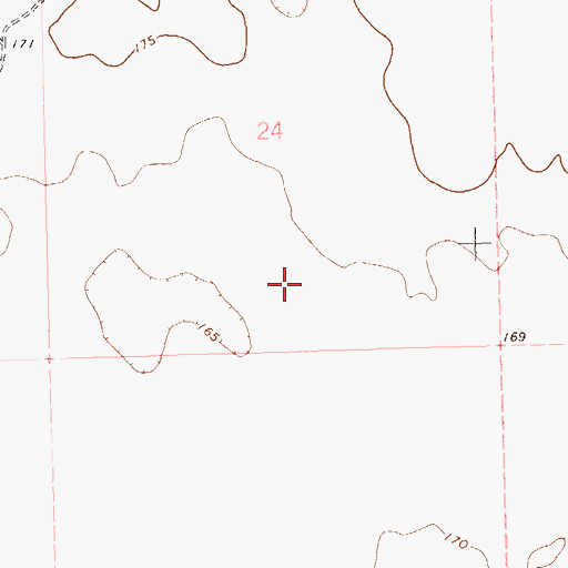 Topographic Map of Somerton Division, AZ