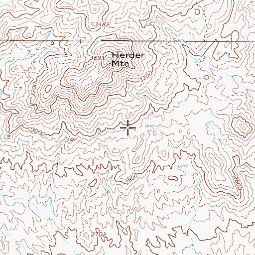 Topographic Map of Tonto National Forest Division, AZ