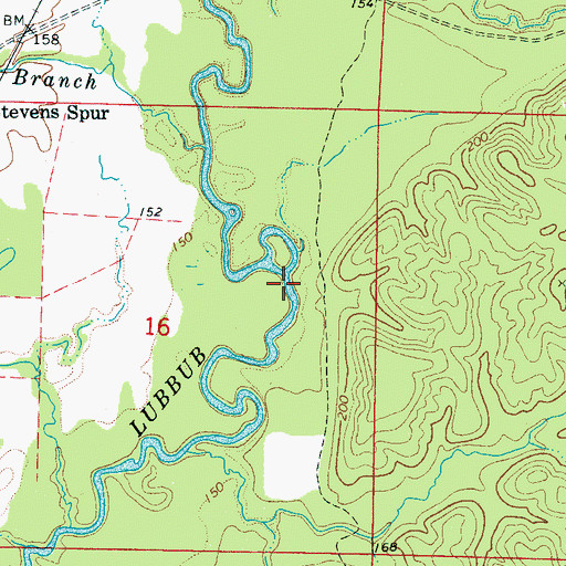Topographic Map of Aliceville Division, AL