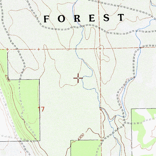 Topographic Map of Adin-Lookout Division, CA